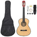 Klassisk gitarsett for nybegynnere 8 deler 3/4 36