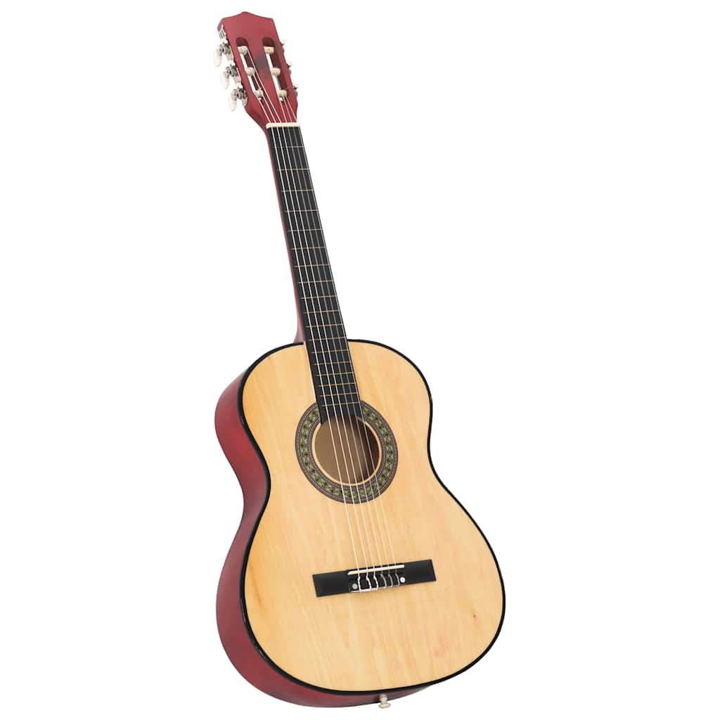Klassisk gitarsett for nybegynnere 8 deler 3/4 36"