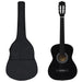 Klassisk gitar sett for nybegynnere 8 deler 3/4 36