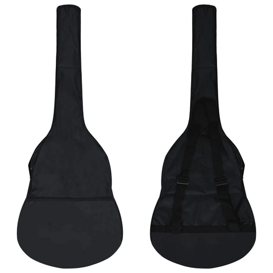 Klassisk gitar sett for nybegynnere 8 deler 3/4 36" svart