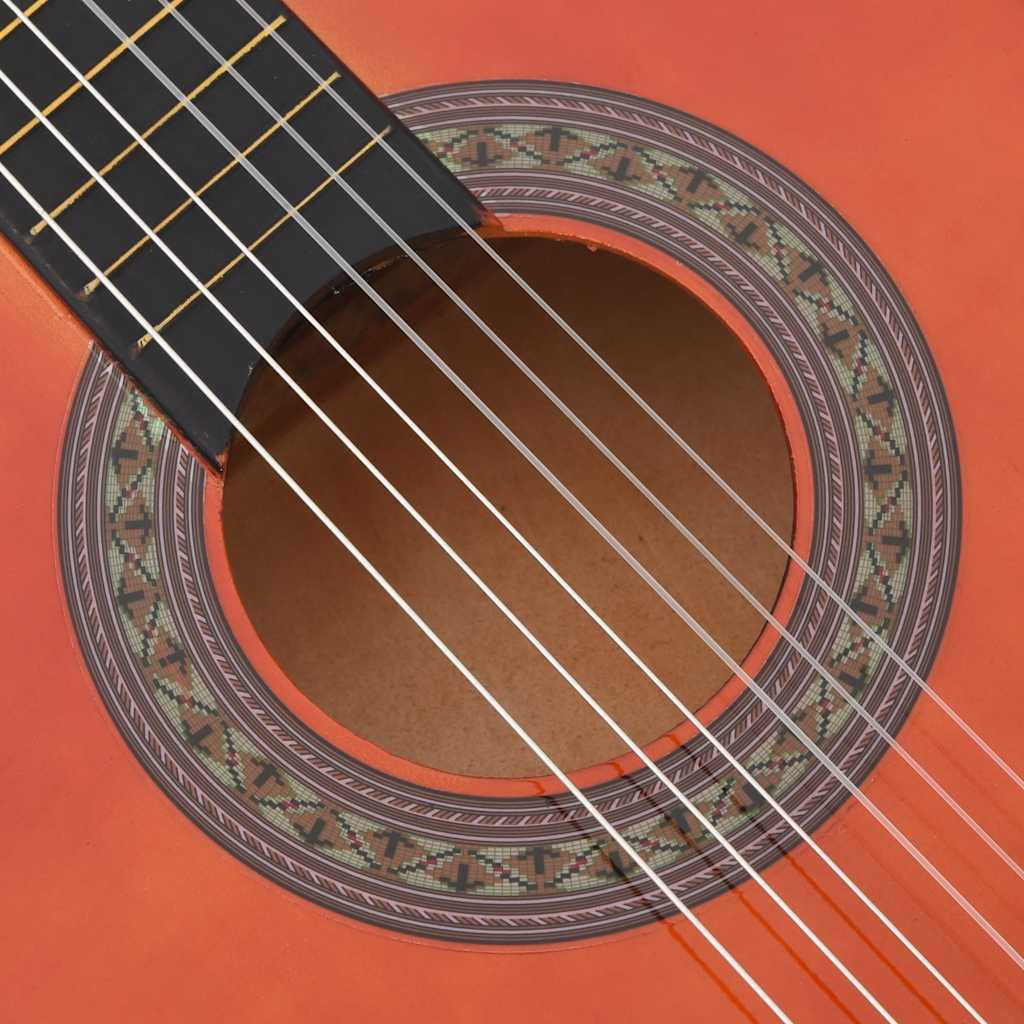 Klassisk gitar for nybegynnere og barn 3/4 36" lind