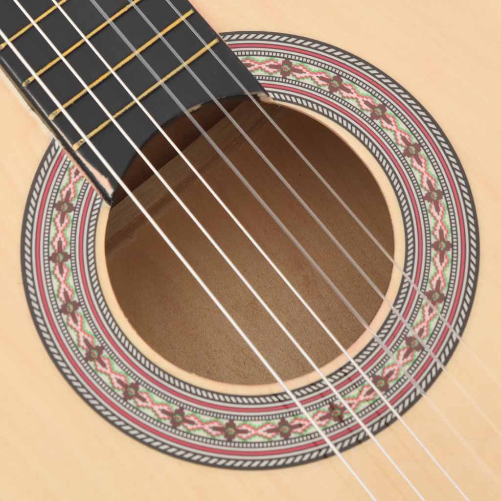 Western akustisk cutaway gitar med 6 strenger 38" lind