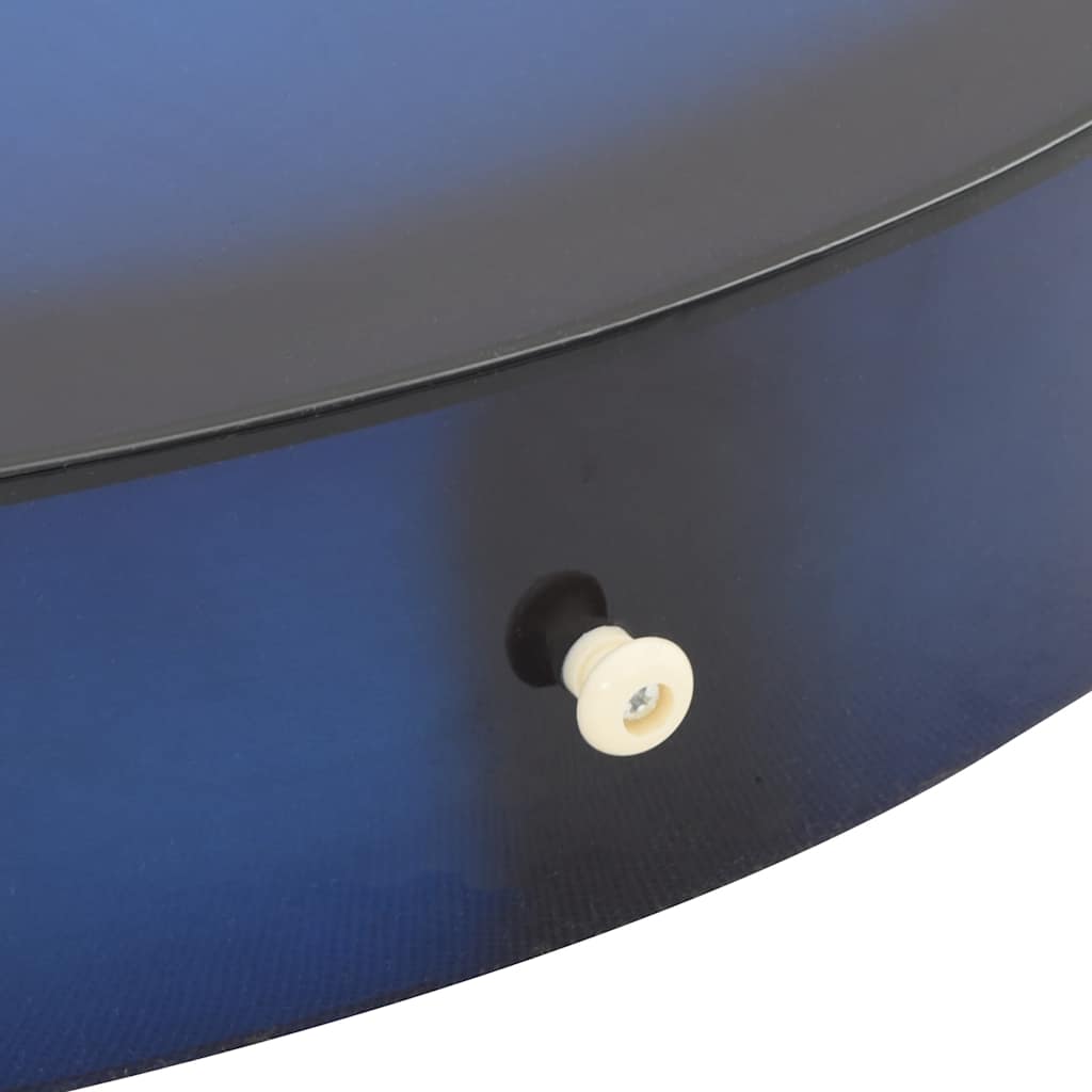 Western klassisk gitarsett 12 deler med 6 strenger blå 38"