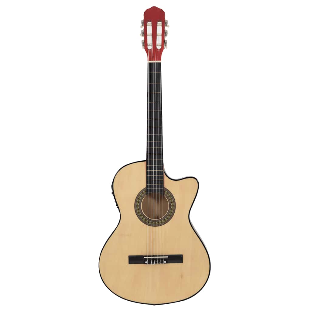 Western klassisk cutaway gitar med equalizer og 6 strenger