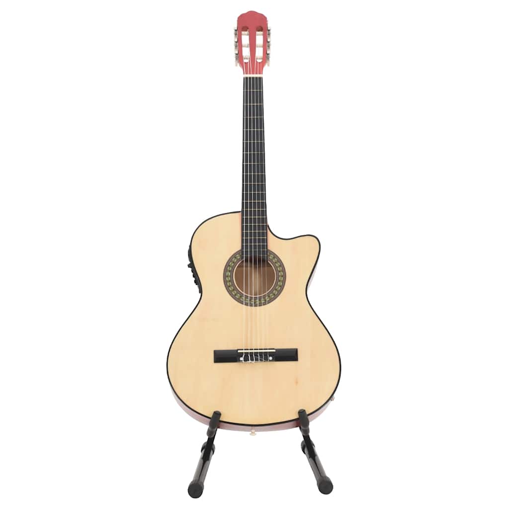 Western gitarsett 12 deler med equalizer og 6 strenger