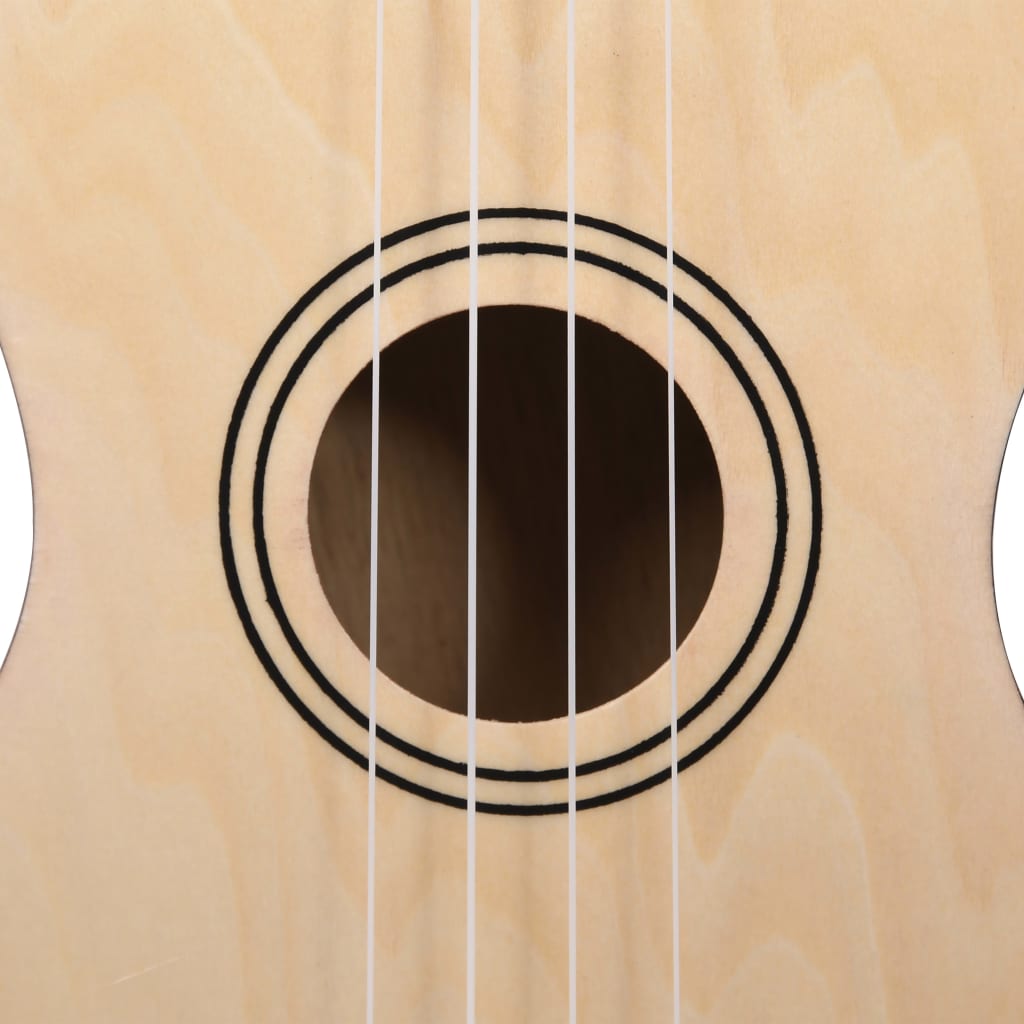 Sopran-ukulele sett med veske for barn lyst tre 21"