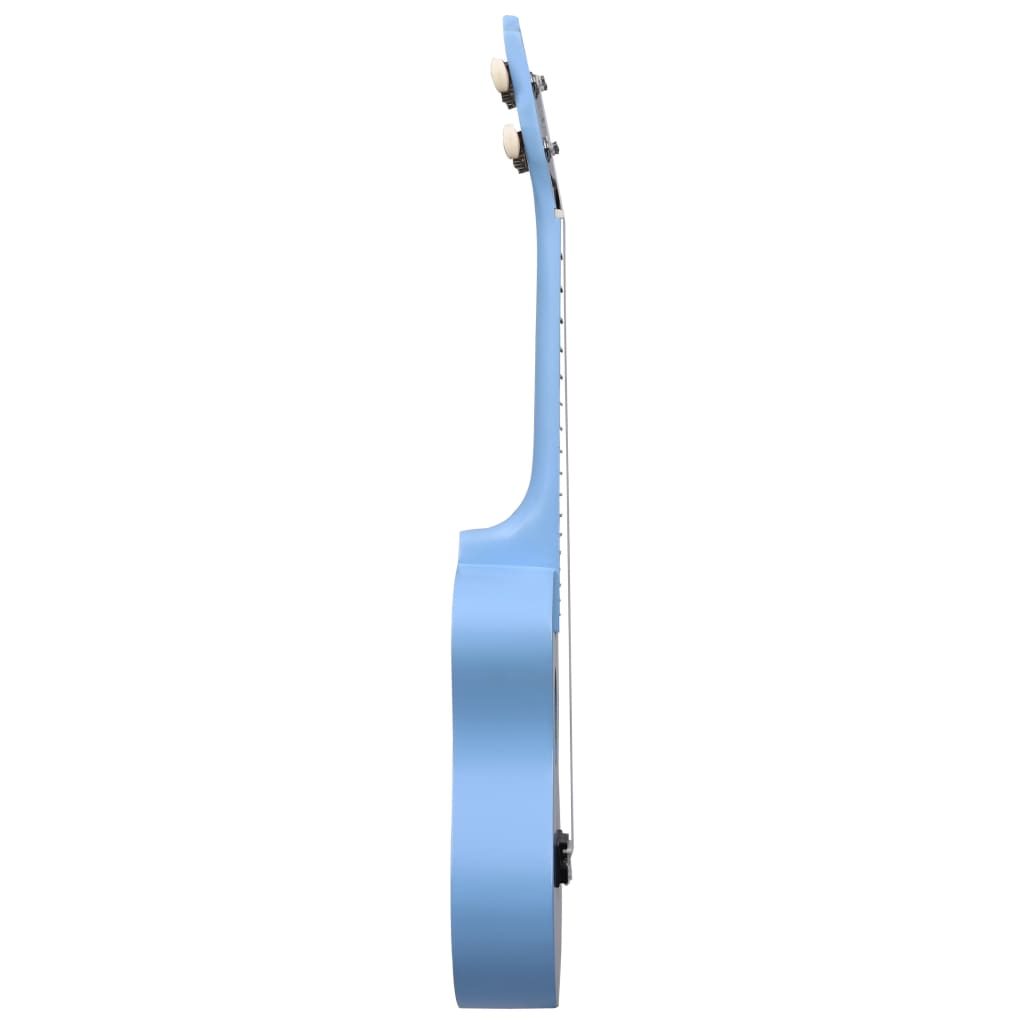 Sopran-ukulele sett med veske for barn babyblå 21"