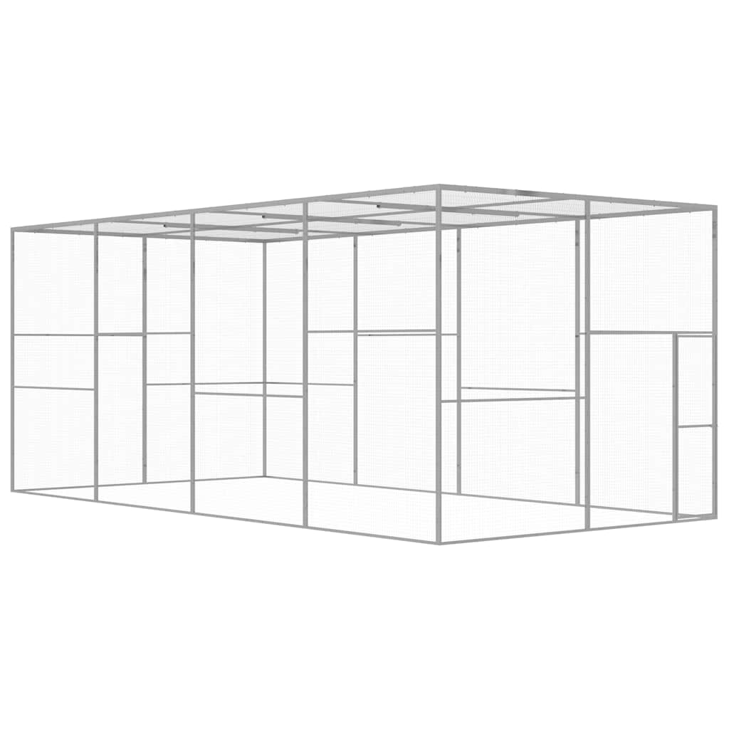 Kattegård 6x3x2,5 m galvanisert stål