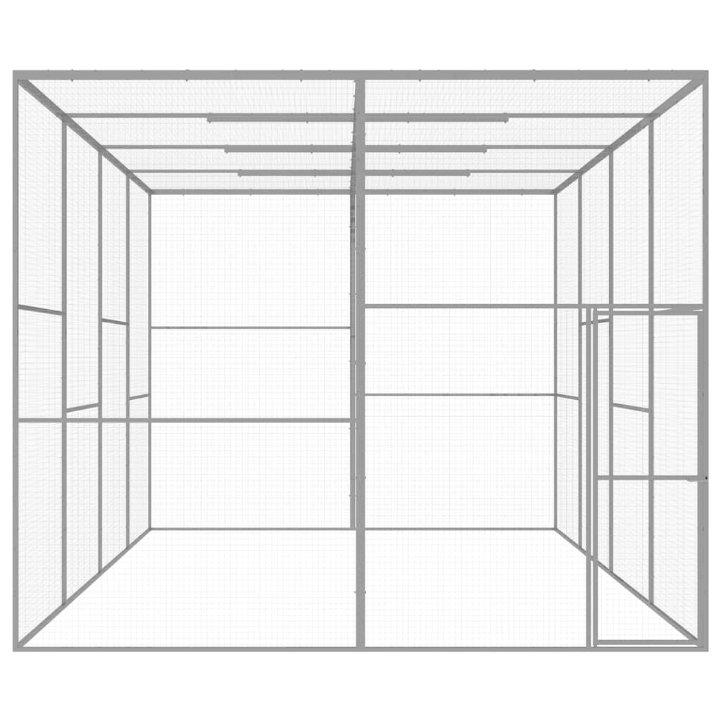 Kattegård 6x3x2,5 m galvanisert stål