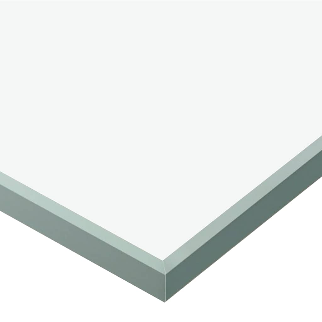 Skyvedør ESG-glass og aluminium 90x212 cm sølv