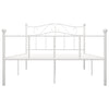 Sengeramme hvit metall 160x200 cm