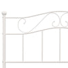 Sengeramme hvit metall 160x200 cm