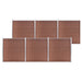Hagegjerde WPC 1045x186 cm brun