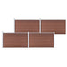 Hagegjerde WPC 699x106 cm brun