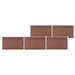 Hagegjerde WPC 872x106 cm brun