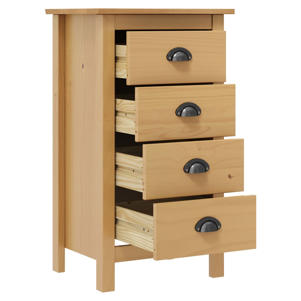 Skjenk Hill 46x35x80 cm heltre furu
