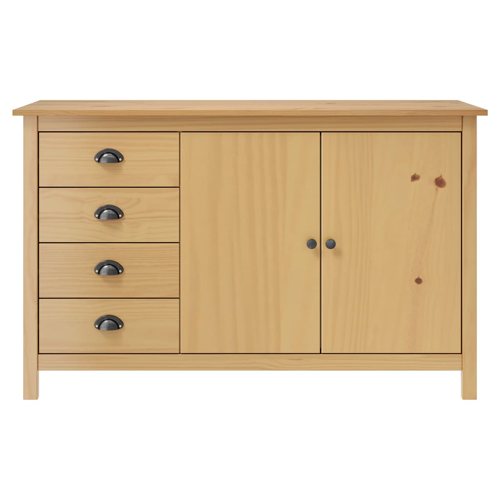 Skjenk Hill honningbrun 130x40x80 cm heltre furu