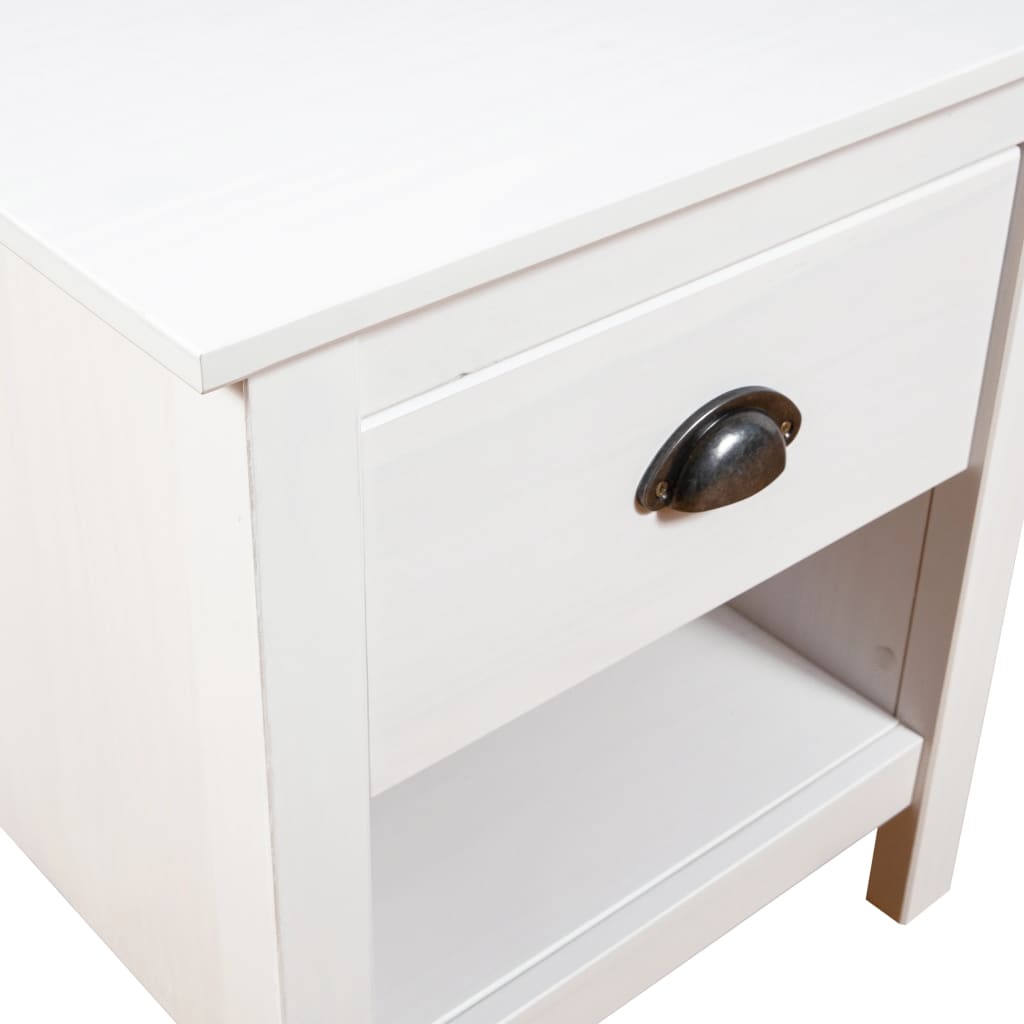 Nattbord 2 stk Hill 46x35x49,5 cm heltre furu
