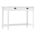 Konsollbord Hill med 2 skuffer 110x45x74 cm heltre furu