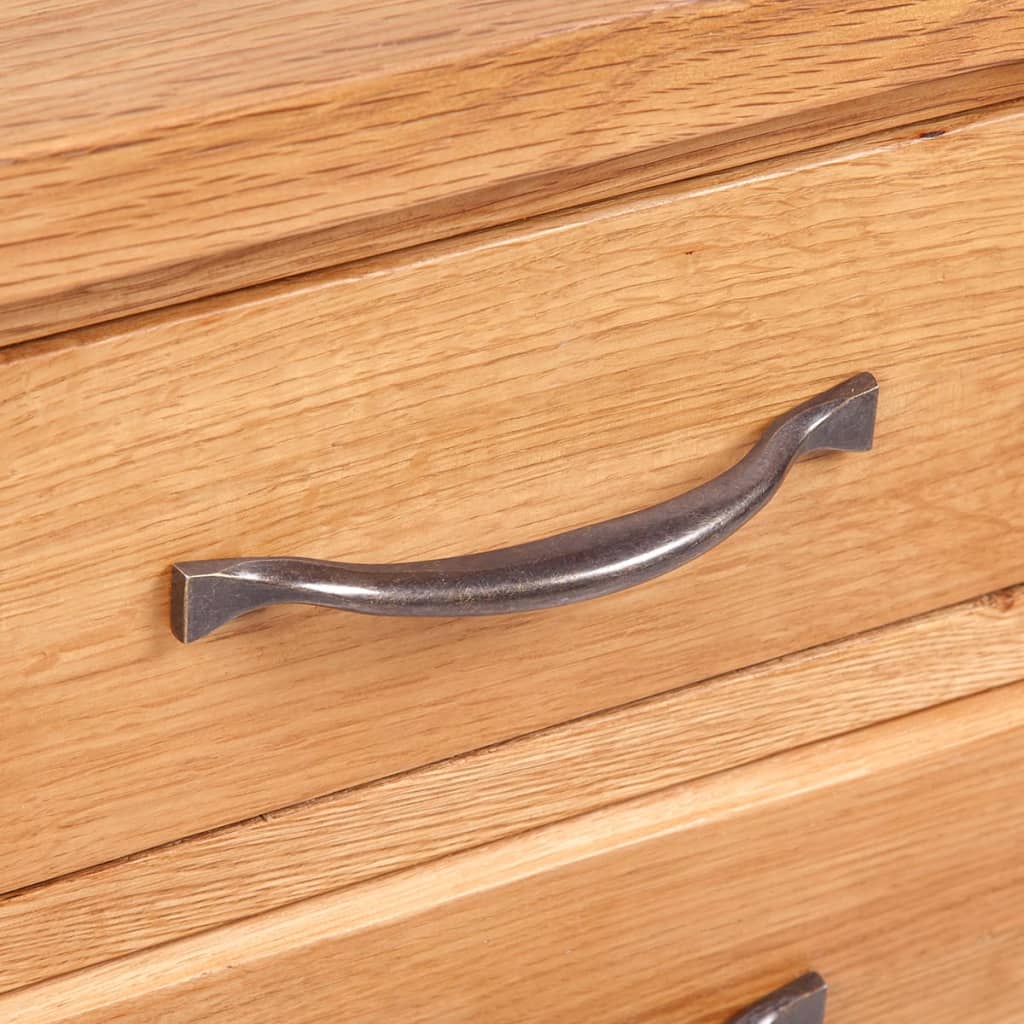 Nattbord 2 stk 40x30x54 cm heltre eik vidaXL