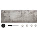 Veggmontert magnetisk tavle glass 60x20 cm