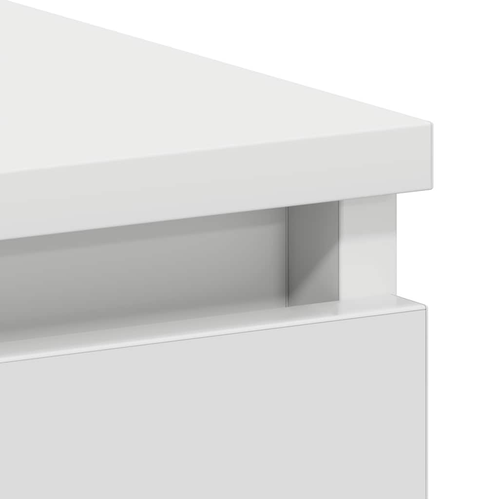 Skrivebord hvit 90x45x76 cm konstruert tre vidaXL