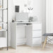 Skrivebord hvit 90x45x76 cm konstruert tre vidaXL