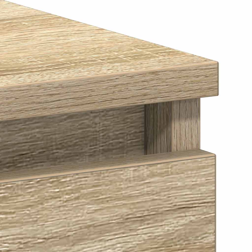 Skrivebord sonoma eik 90x45x76 cm konstruert tre vidaXL