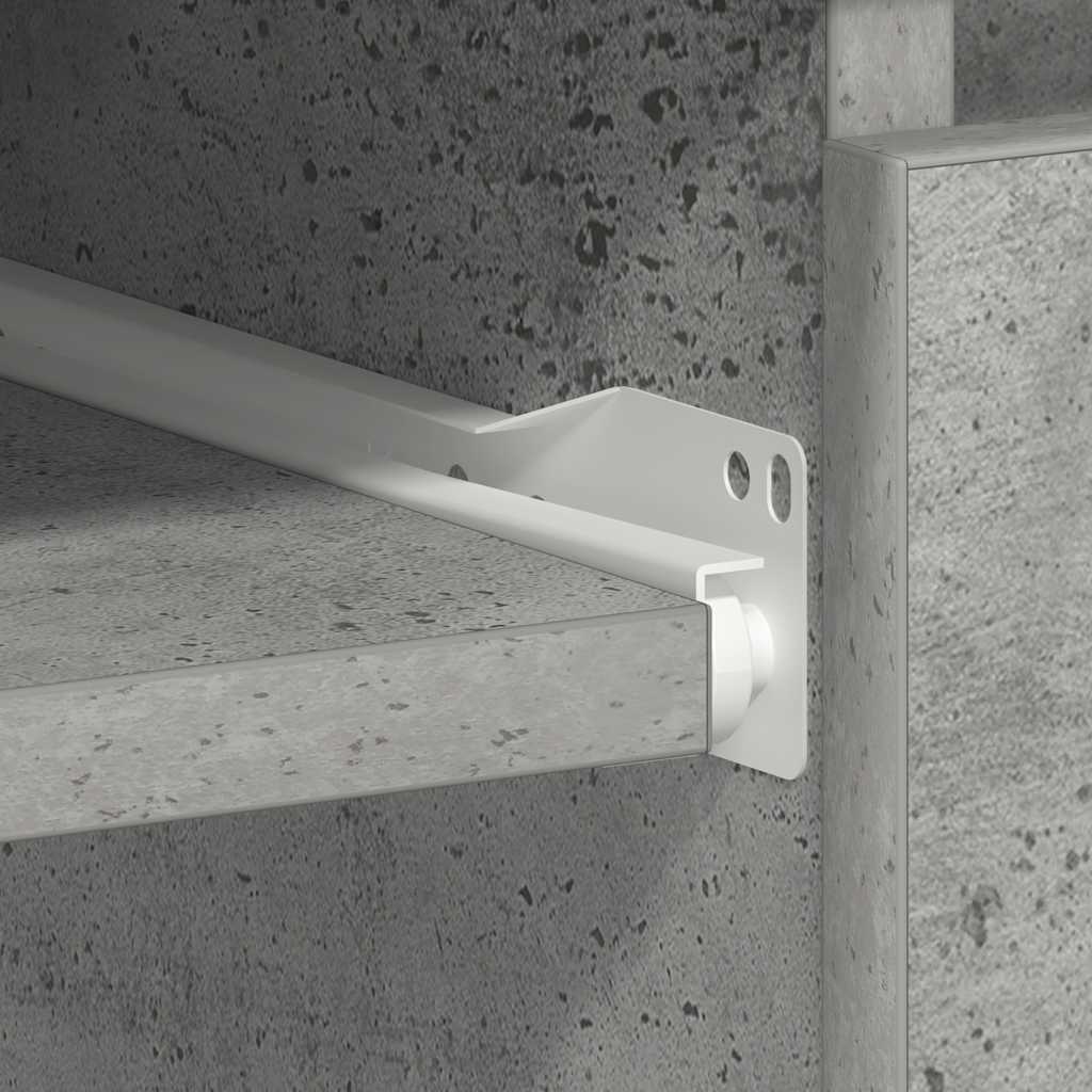 Skrivebord betonggrå 90x45x76 cm konstruert tre vidaXL
