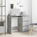 Skrivebord betonggrå 90x45x76 cm konstruert tre vidaXL