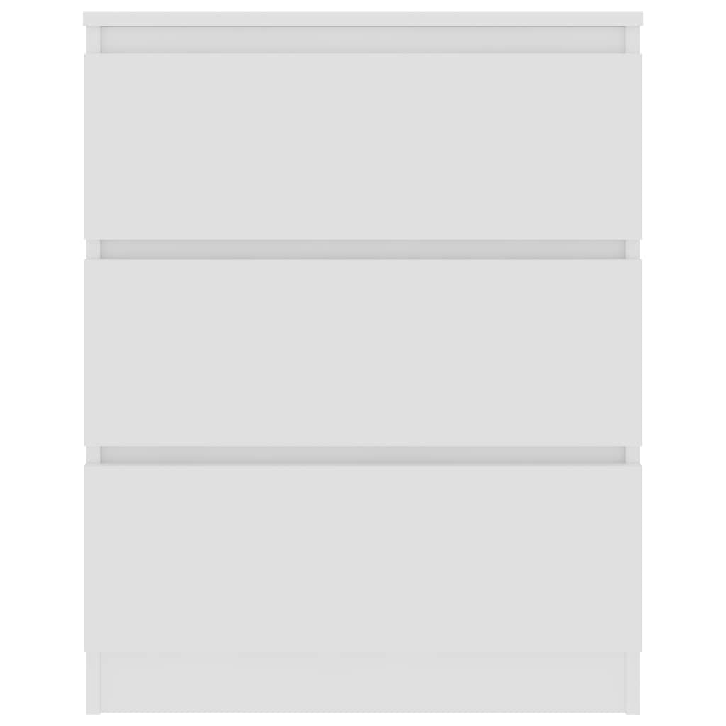 Skjenk hvit 60x35x76 cm konstruert tre vidaXL