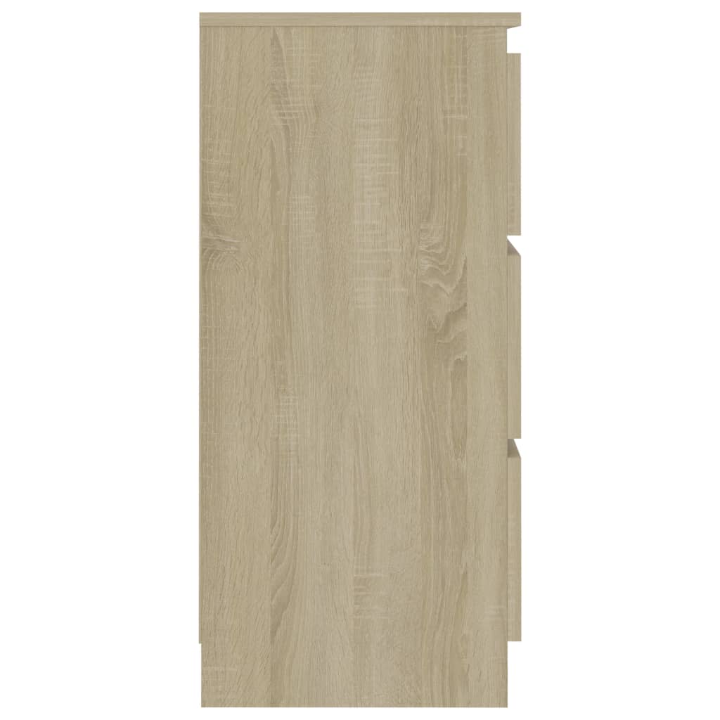 Skjenk sonoma eik 60x35x76 cm konstruert tre vidaXL