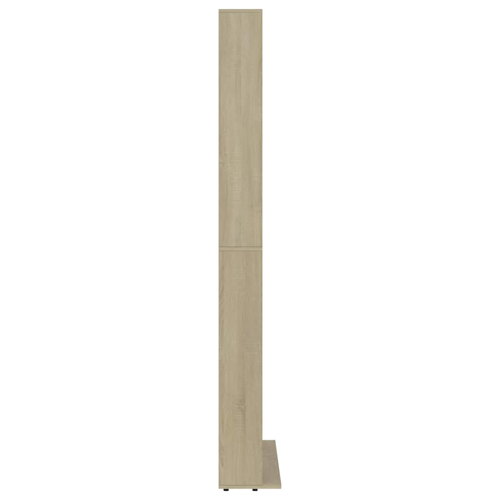 CD-hylle sonoma eik 102x23x177,5 cm konstruert tre