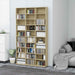 CD-hylle sonoma eik 102x23x177,5 cm konstruert tre