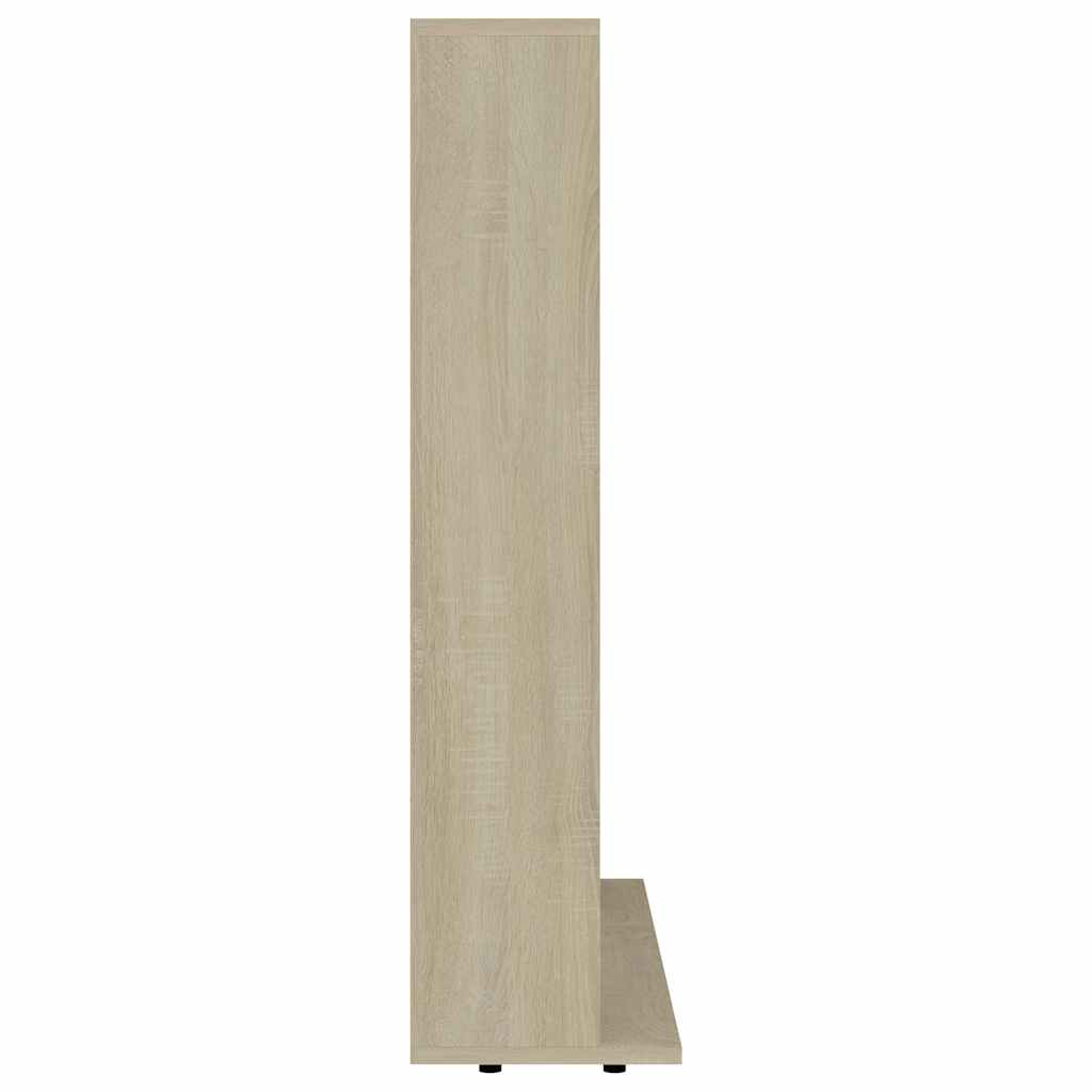 CD-hylle sonoma eik 100x23x89,5 cm konstruert tre