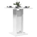 Bistrobord hvit 60x60x75 cm konstruert tre