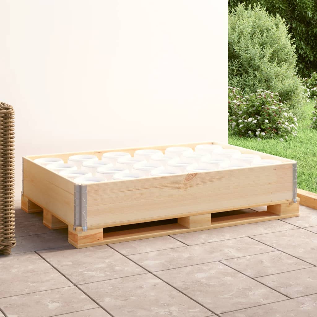 Pallekarm 80x120 cm heltre furu