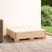 Pallekarm 100x100 cm heltre furu vidaXL