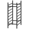 Vinstativ for 48 flasker metall svart