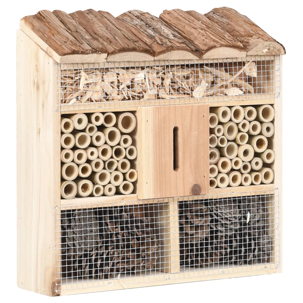 Insekthotell 30x10x30 cm gran vidaXL