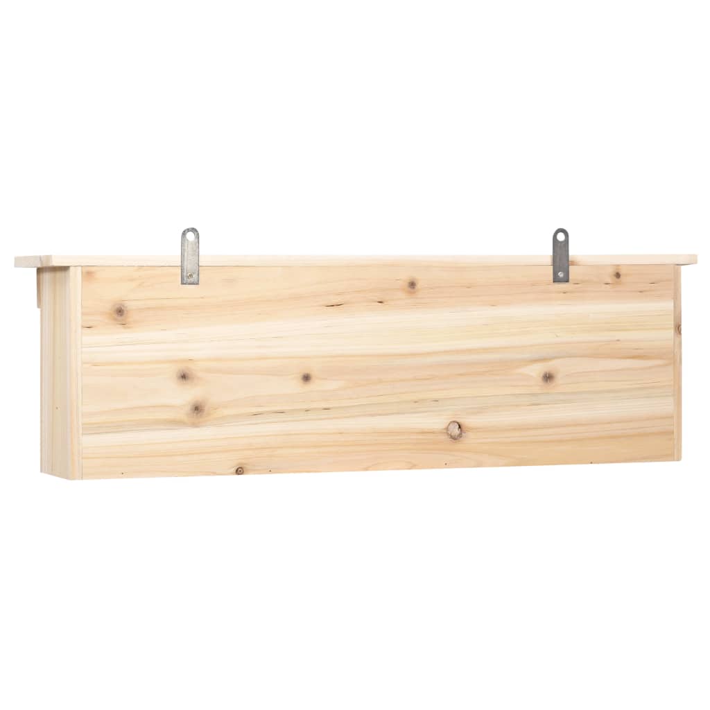 Spurvekasse med 5 rom 68x15x21 cm gran vidaXL