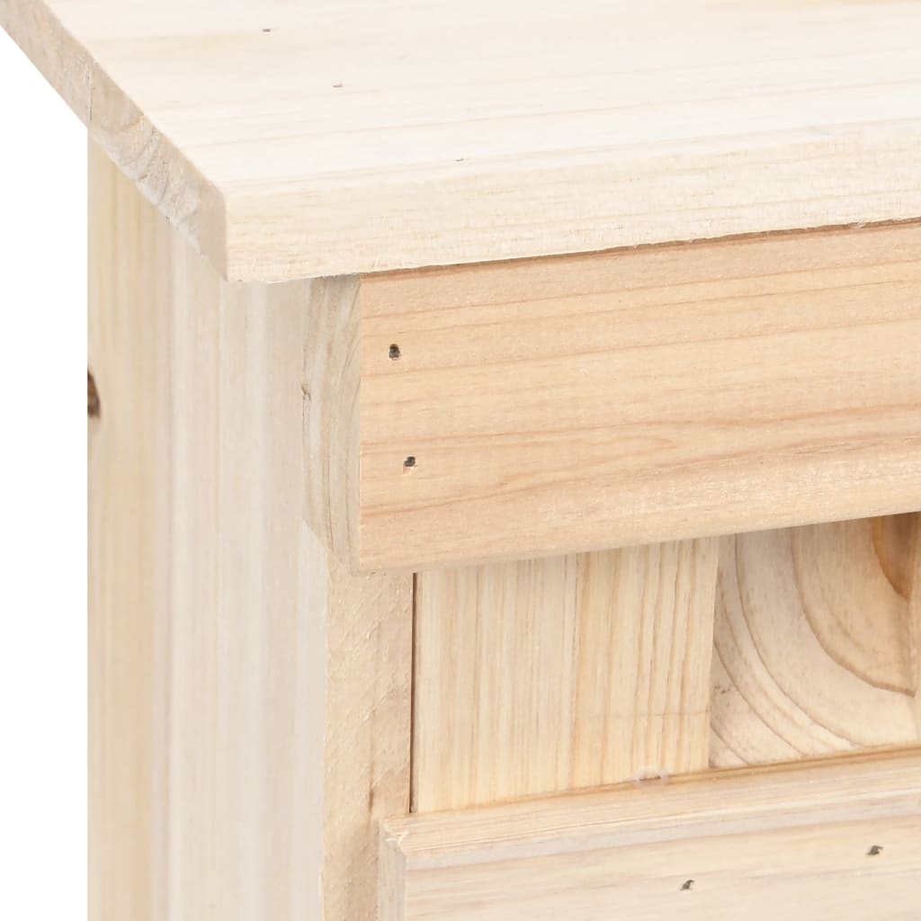 Spurvekasse med 5 rom 68x15x21 cm gran vidaXL