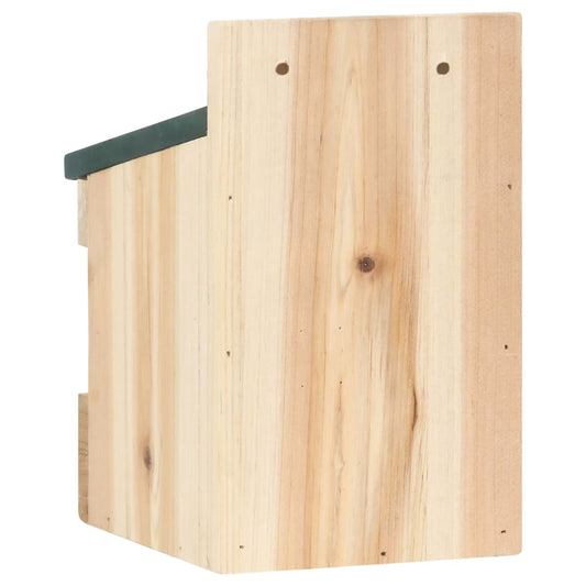 Fuglehus 4 stk 12x16x20 cm gran vidaXL