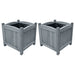 Høybed 2 stk 30x30x30 cm heltre gran