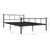Sengeramme svart metall 160x200 cm
