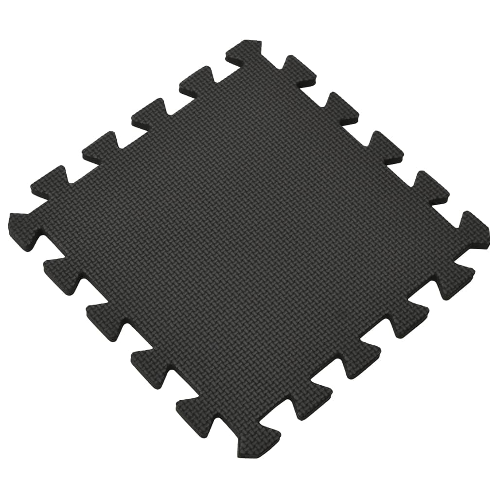 Gulvmatter 54 stk 4,86 ㎡ EVA-skum svart