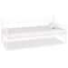 Ramme til dagseng hvit metall 90x200 cm
