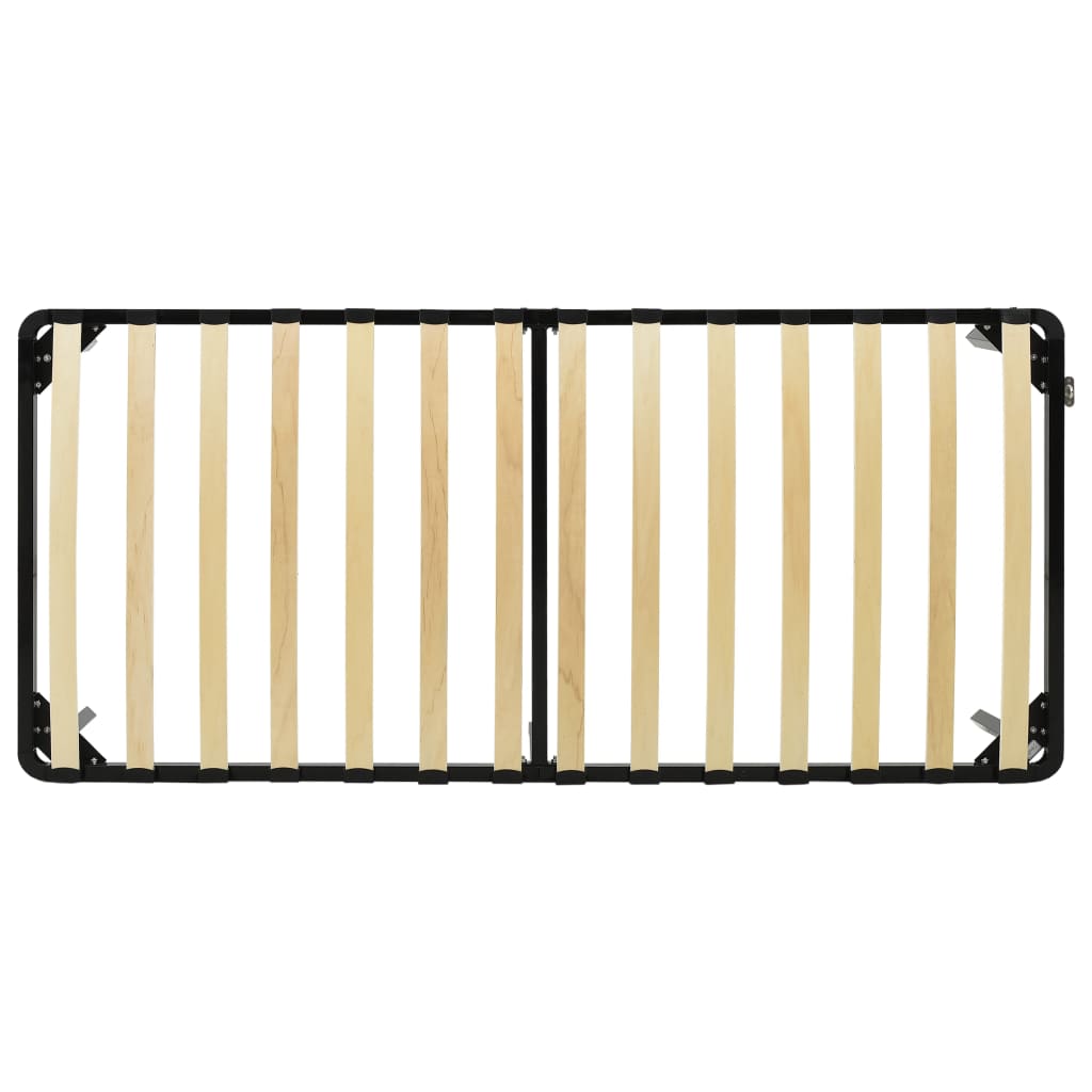 Sengeramme svart metall 90x200 cm