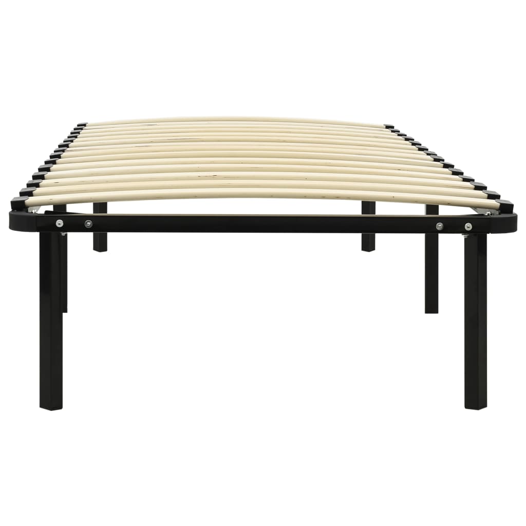 Sengeramme svart metall 100x200 cm