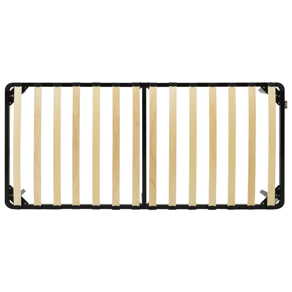 Sengeramme svart metall 100x200 cm